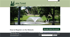 Desktop Screenshot of lakeforestdallas.org